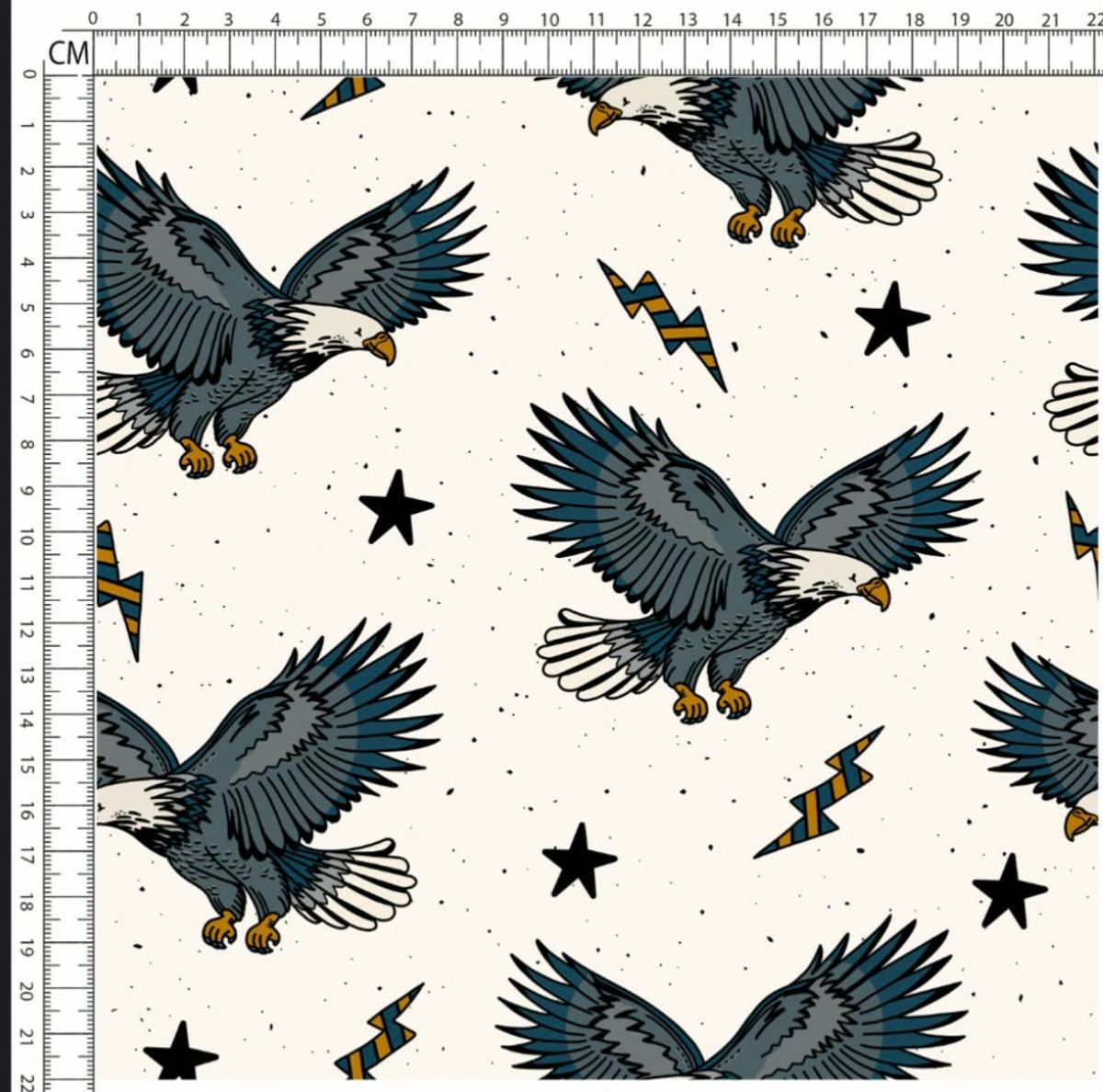 Ørn - French Terry - Metervare