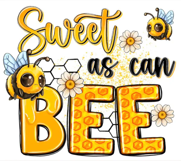 Hovedbilde Sweet as can BEE - DTF Strykemerke