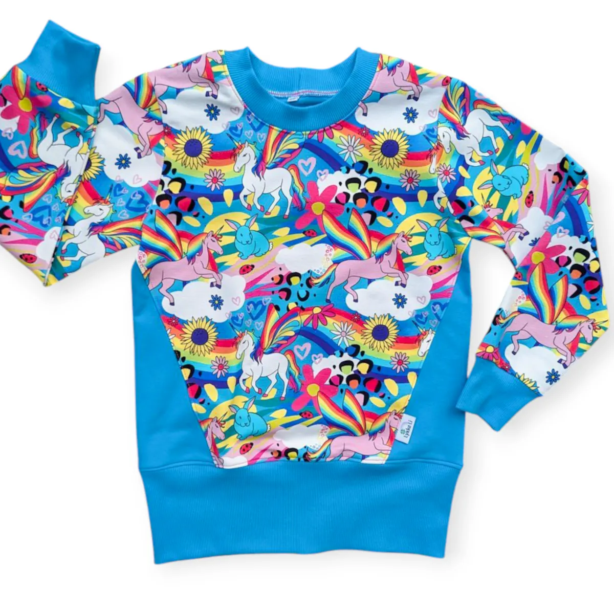 Enhjørningens Eventyr - French Terry - Metervare