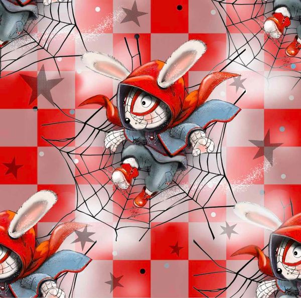 Hovedbilde Spider Mouse _ French Terry - Metervare