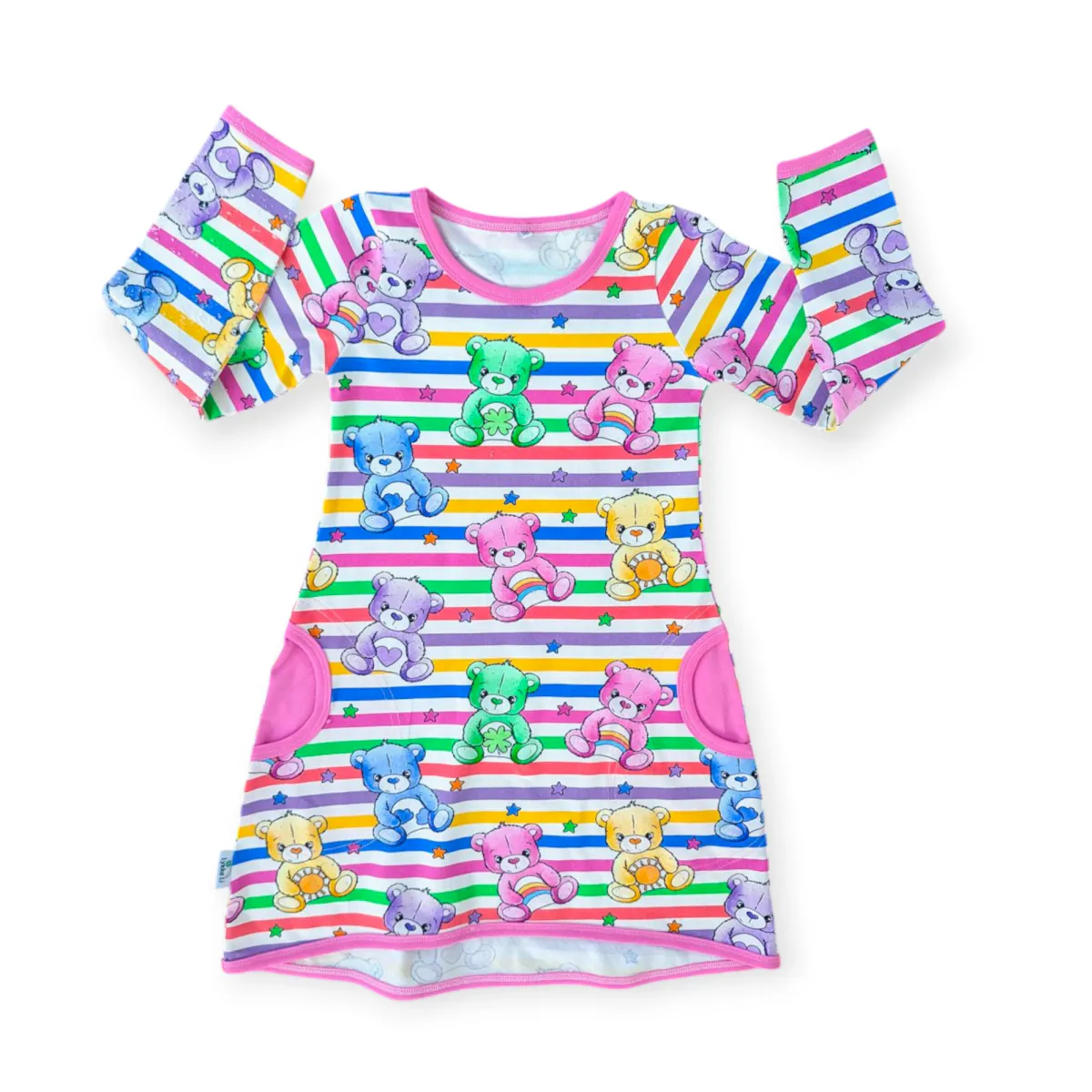 LykkeBamser Striper - Jersey - Metervare